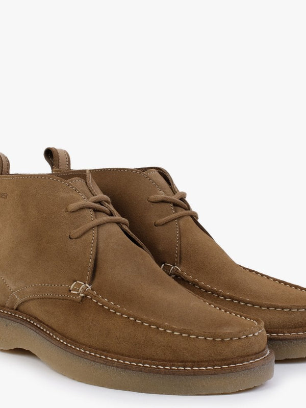 Perth Tan Suede Wallabee Boots