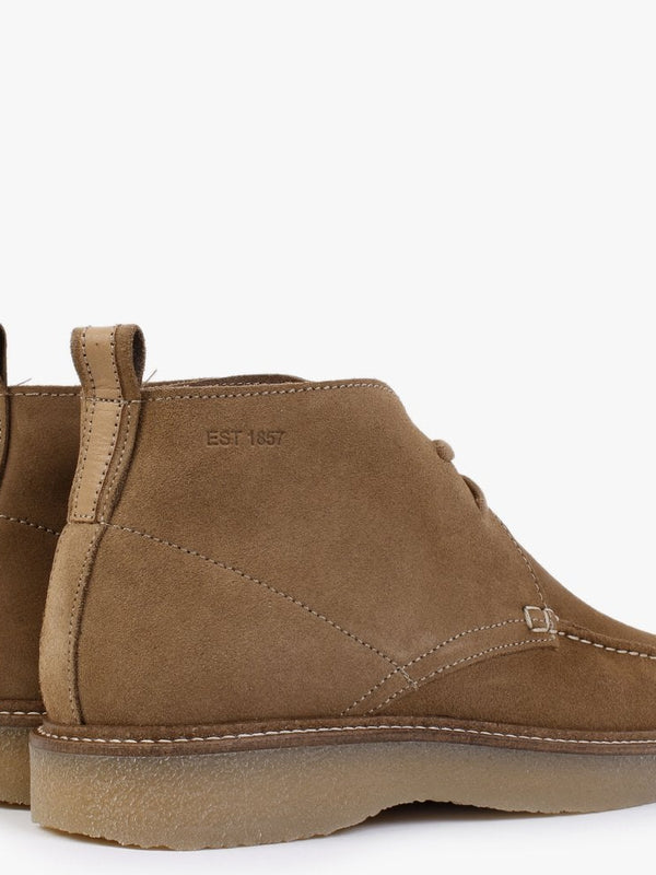 Perth Tan Suede Wallabee Boots