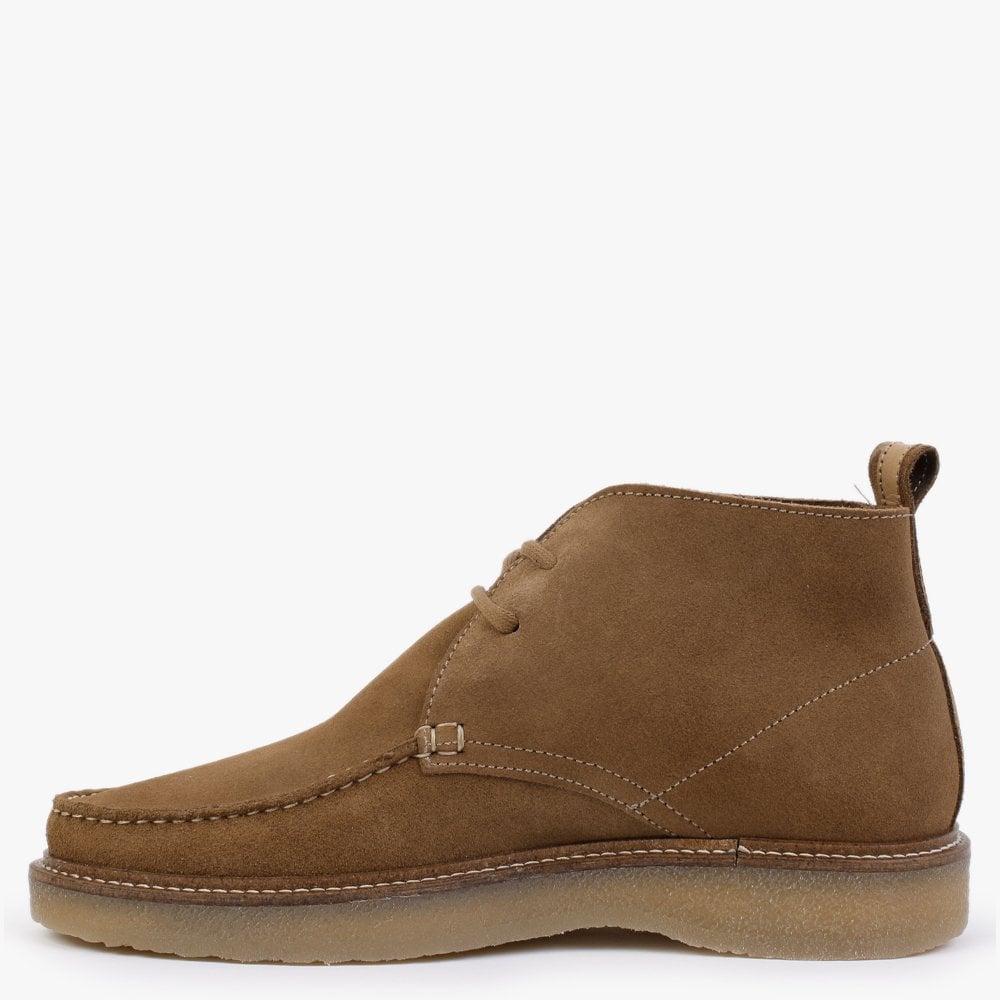 Perth Tan Suede Wallabee Boots