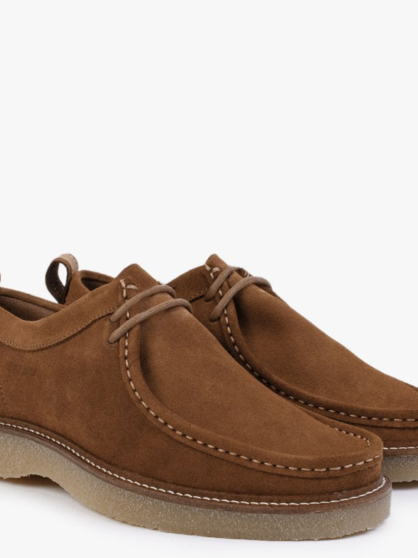 Port Tan Suede Wallabee Shoes