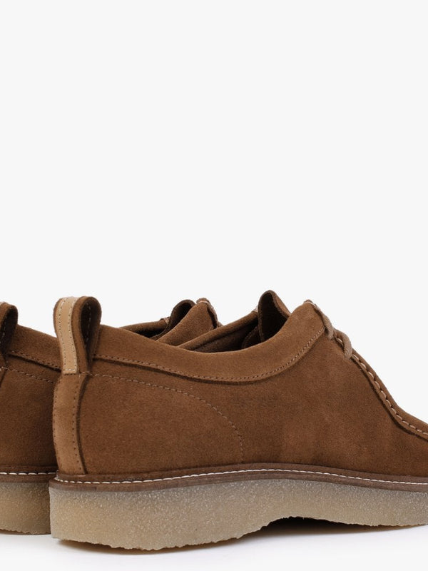 Port Tan Suede Wallabee Shoes
