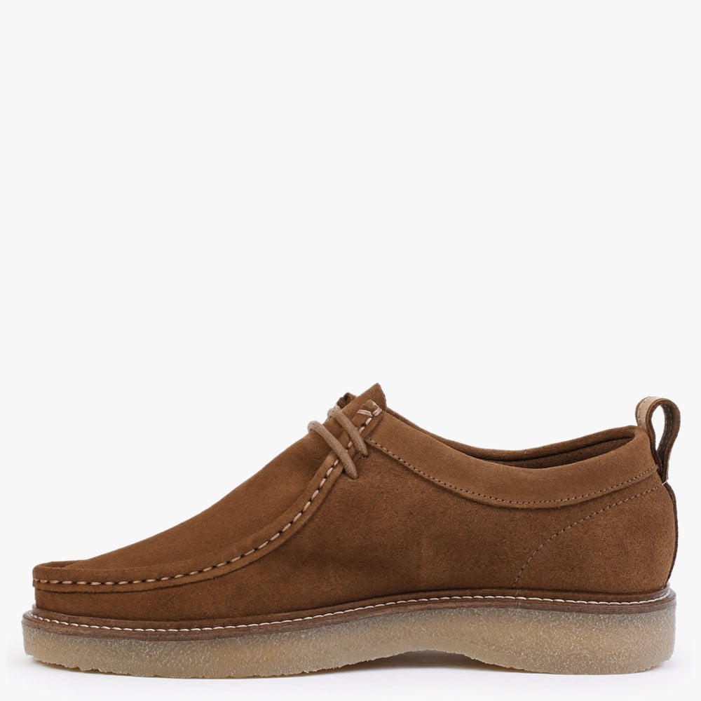 Port Tan Suede Wallabee Shoes