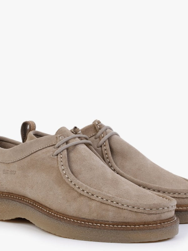 Port Beige Suede Wallabee Shoes