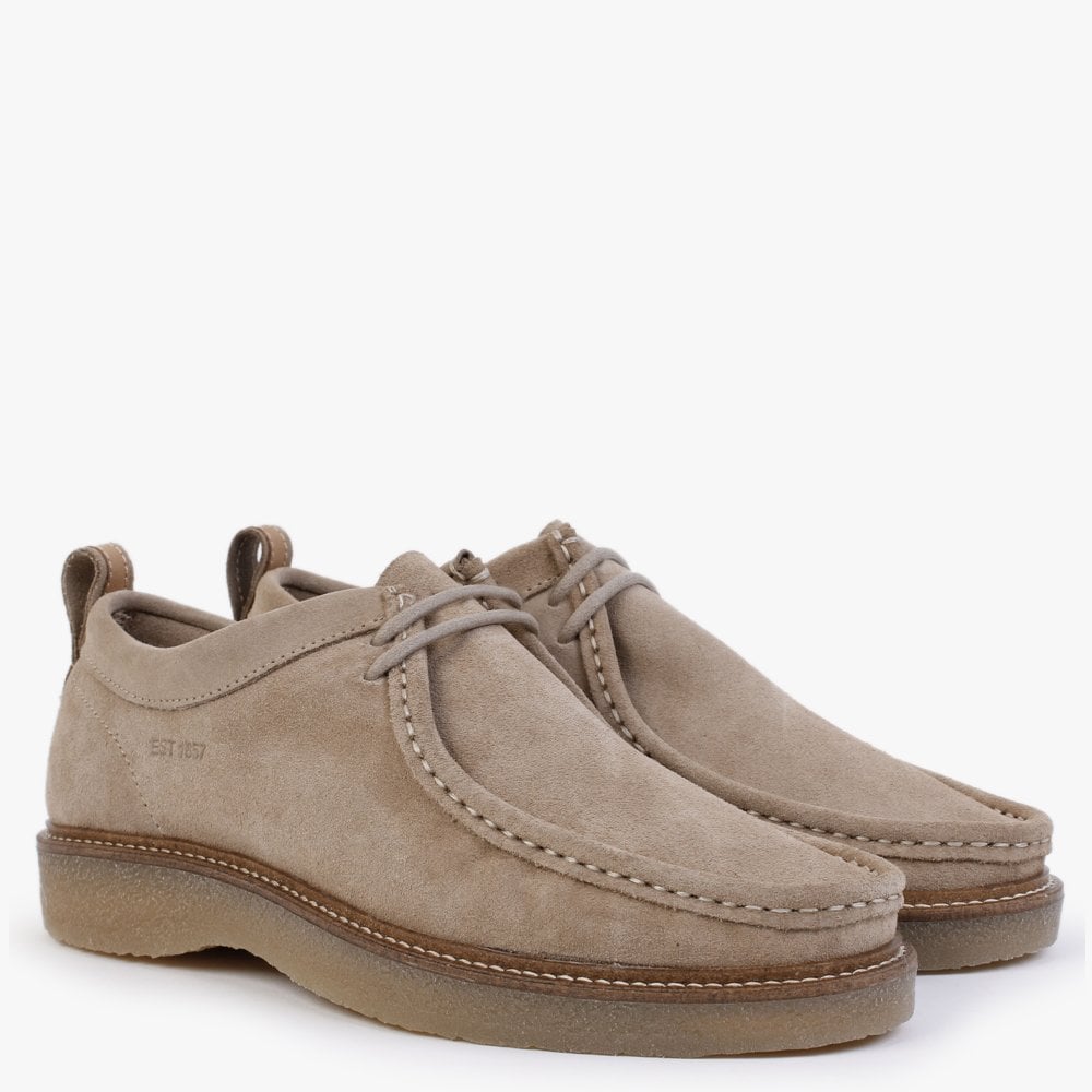 Port Beige Suede Wallabee Shoes