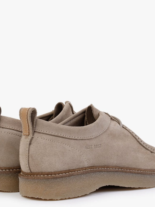 Port Beige Suede Wallabee Shoes