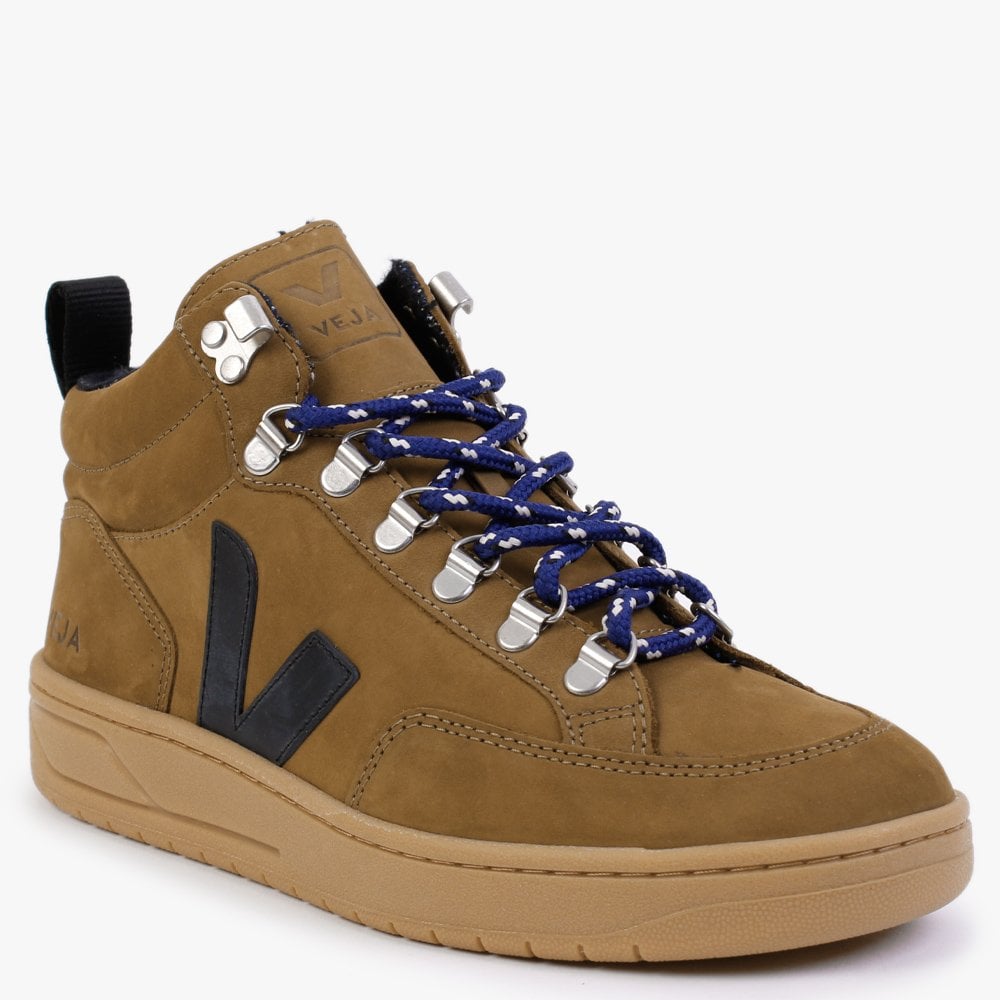 Roraima Nubuck Tent Black High Top Trainers