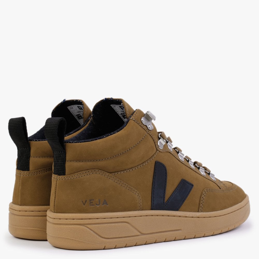 Roraima Nubuck Tent Black High Top Trainers