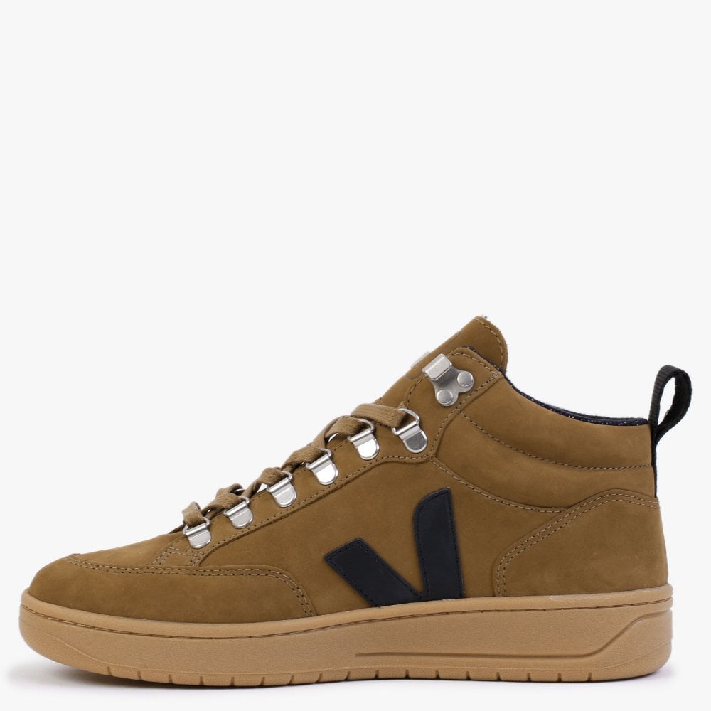 Roraima Nubuck Tent Black High Top Trainers