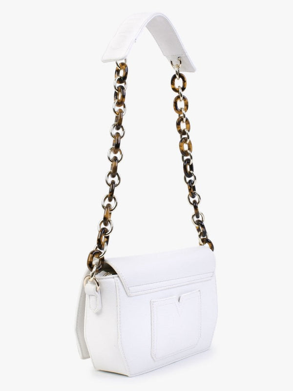 Prue White Shoulder Bag