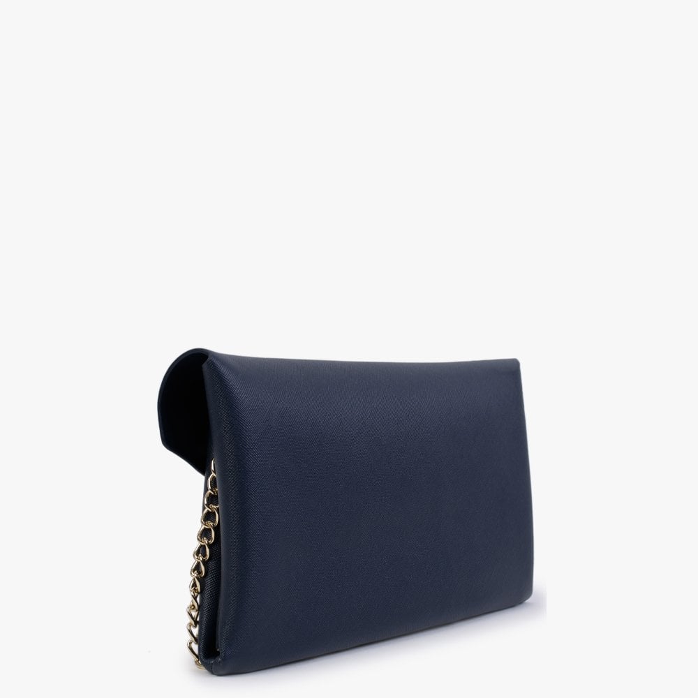 Arpie Navy Saffiano Envelope Pochette Bag