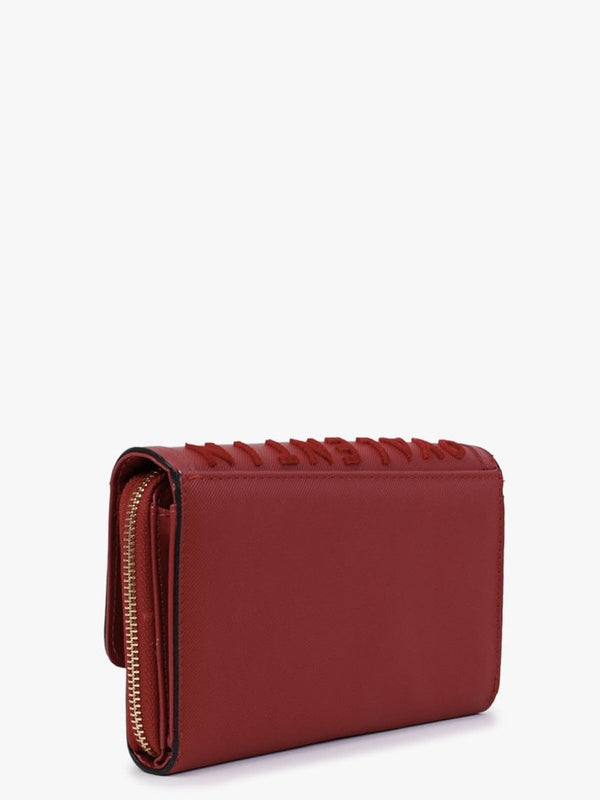 Concorde Red Flocked Logo Evening Bag