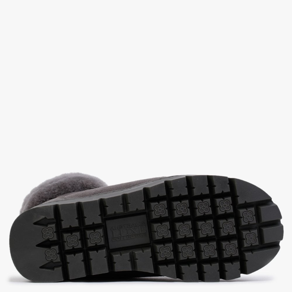 Cairns Gray Twinface Sheepskin Boots