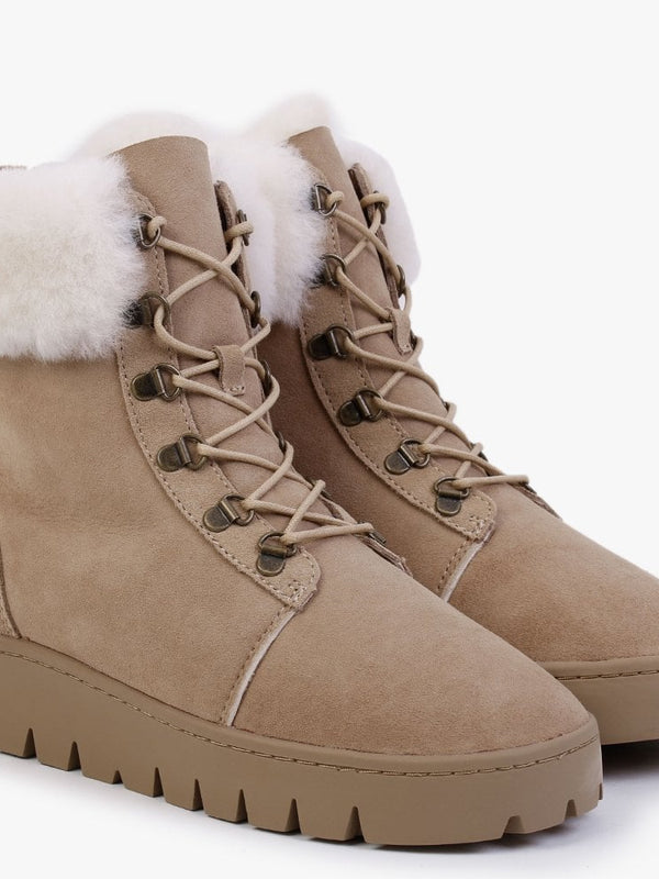 Cairns Sand Twinface Sheepskin Boots