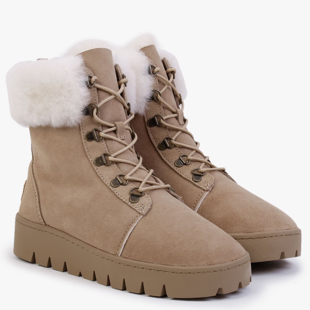 Cairns Sand Twinface Sheepskin Boots