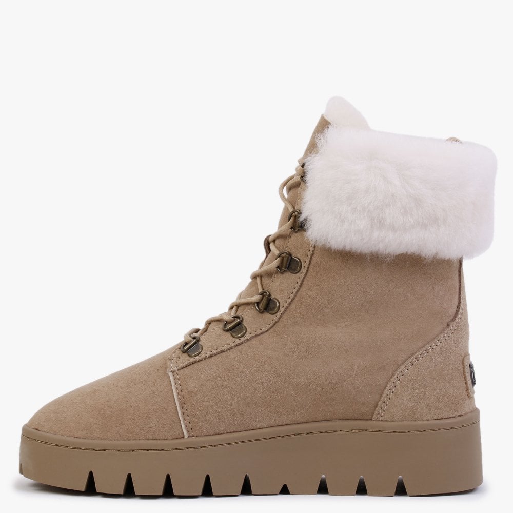 Cairns Sand Twinface Sheepskin Boots