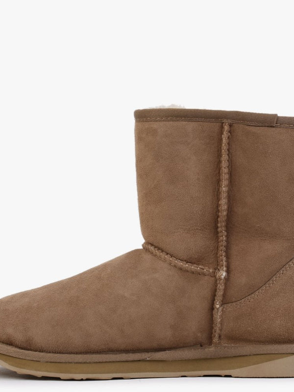 Heritage Short Chestnut Twinface Sheepskin Boots