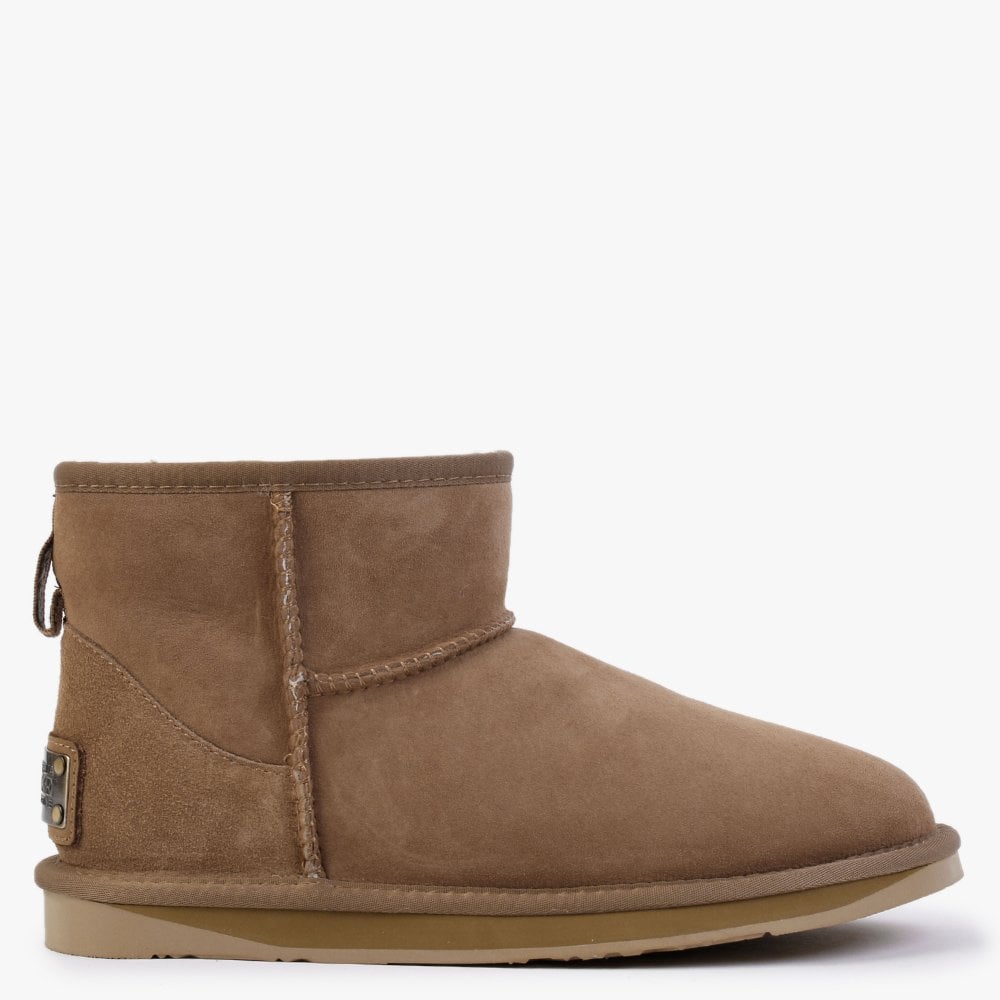 Heritage Xtra Short Chestnut Twinface Sheepskin Boots