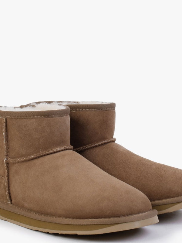 Heritage Xtra Short Chestnut Twinface Sheepskin Boots