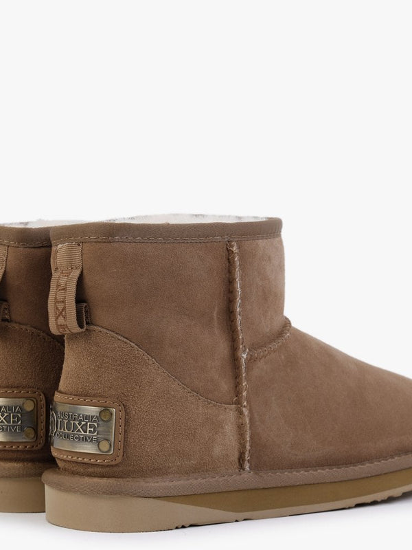 Heritage Xtra Short Chestnut Twinface Sheepskin Boots