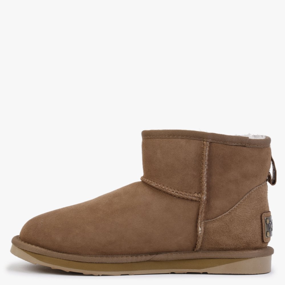 Heritage Xtra Short Chestnut Twinface Sheepskin Boots