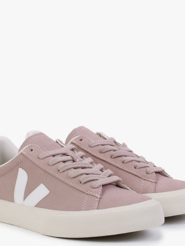 Campo Nubuck Babe White Trainers