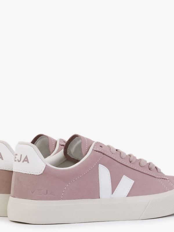 Campo Nubuck Babe White Trainers