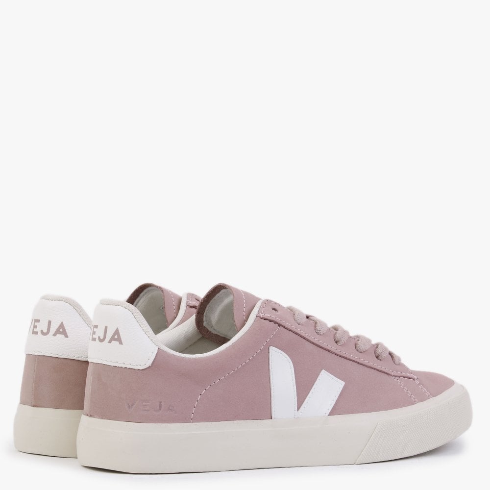 Campo Nubuck Babe White Trainers