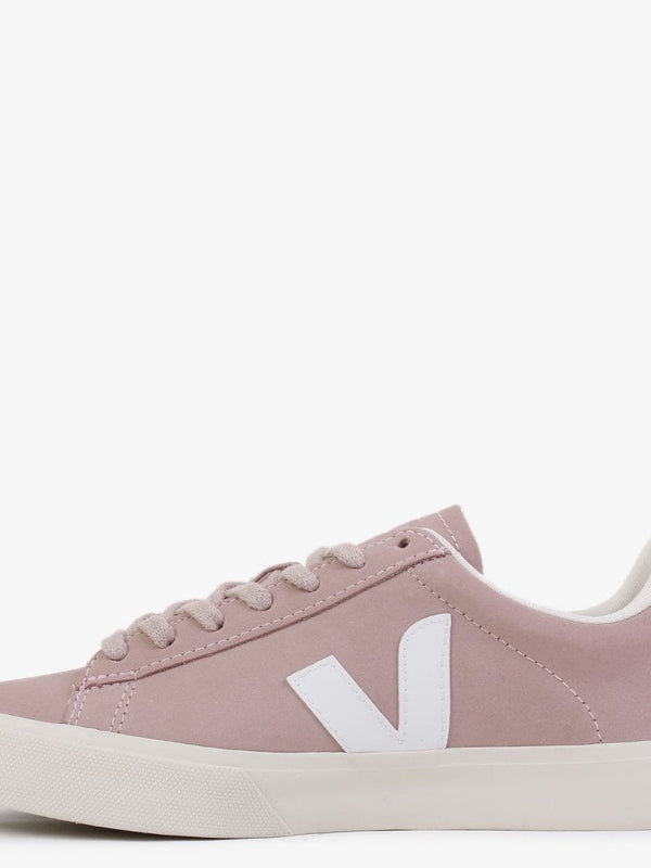 Campo Nubuck Babe White Trainers