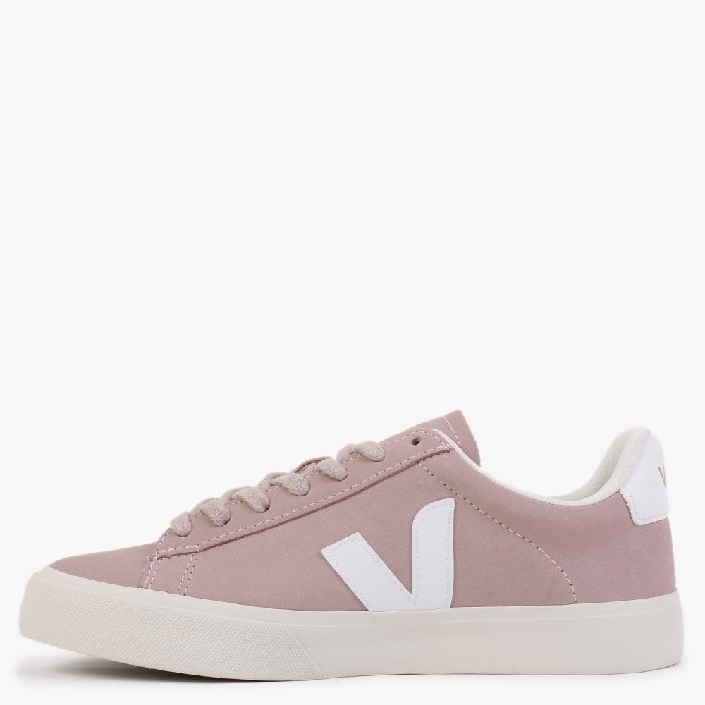 Campo Nubuck Babe White Trainers