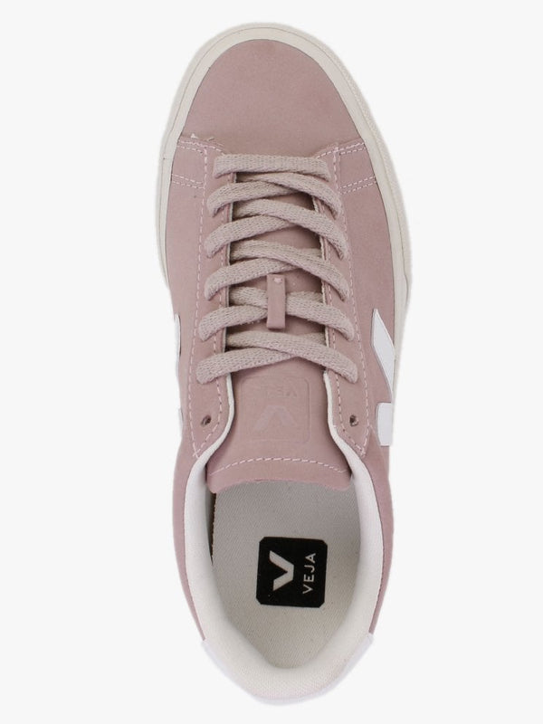 Campo Nubuck Babe White Trainers