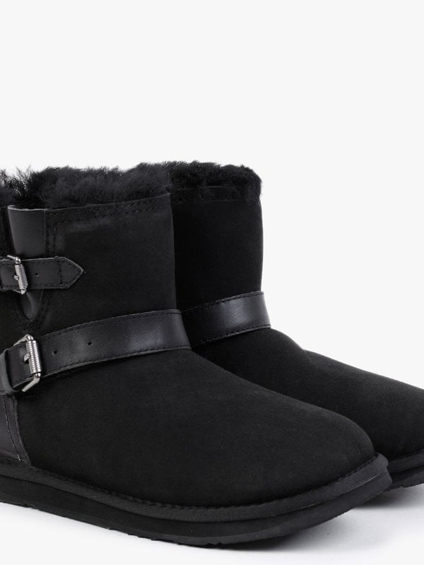 Machina Black Twinface Sheepskin Boots