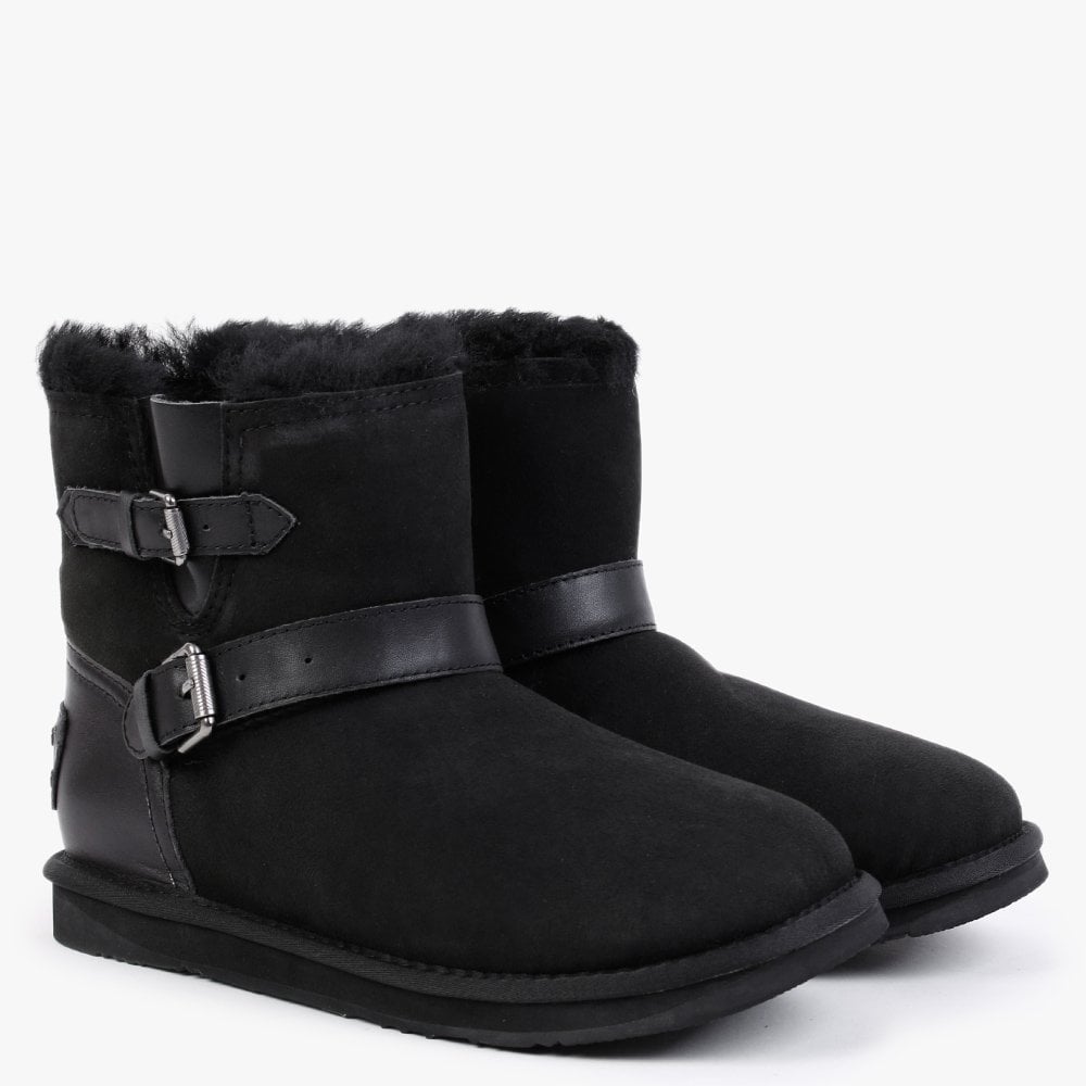 Machina Black Twinface Sheepskin Boots