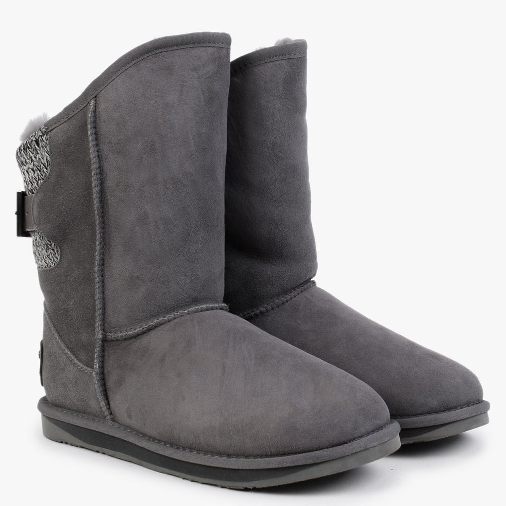 Spartan Knit Short Gray Twinface Boots