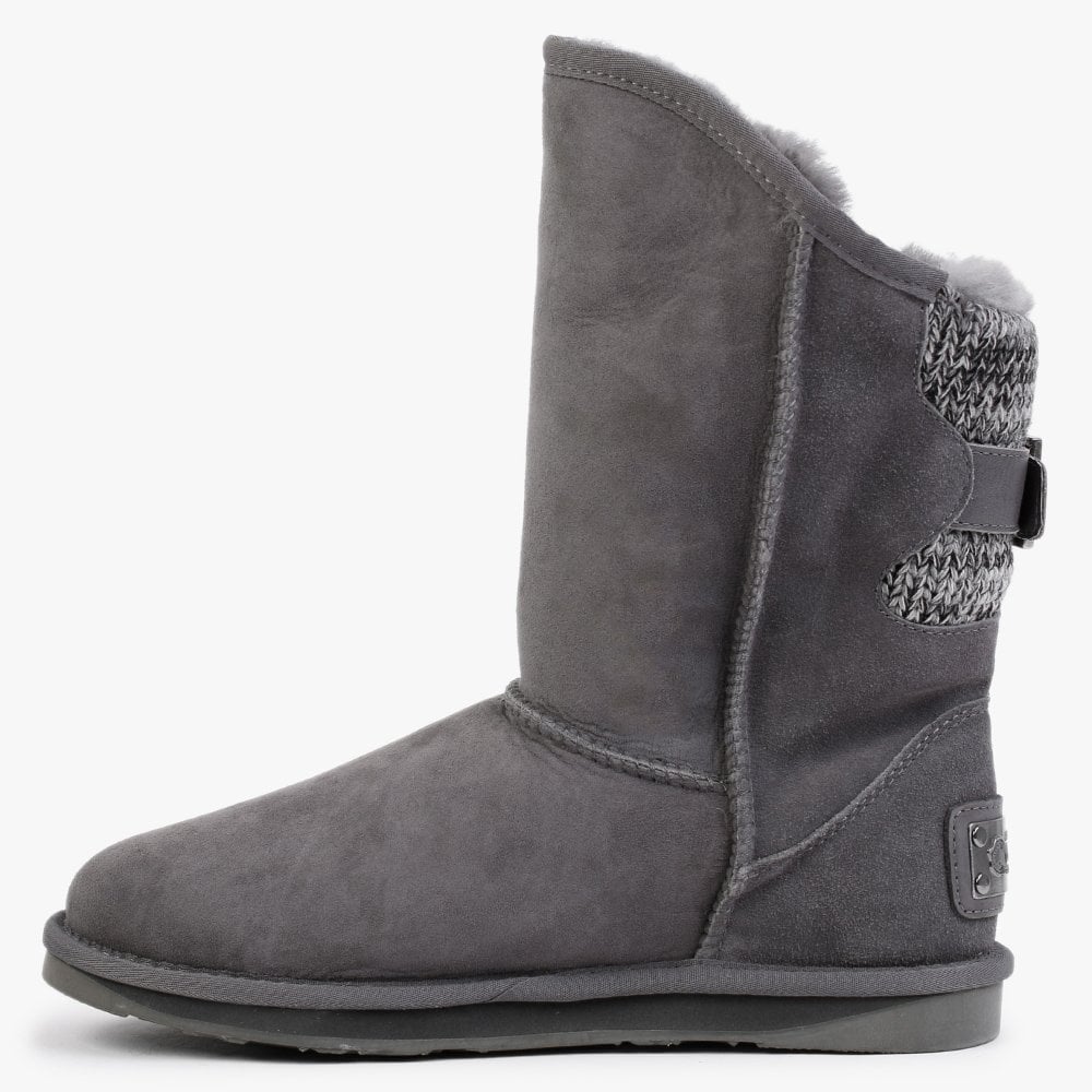 Spartan Knit Short Gray Twinface Boots