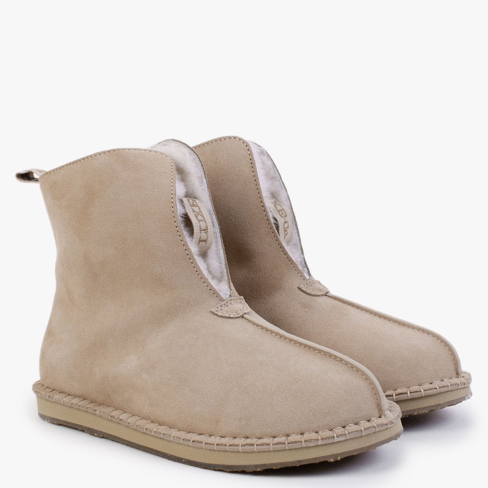 Homewurk Sand Twinface Sheepskin Ankle Boots