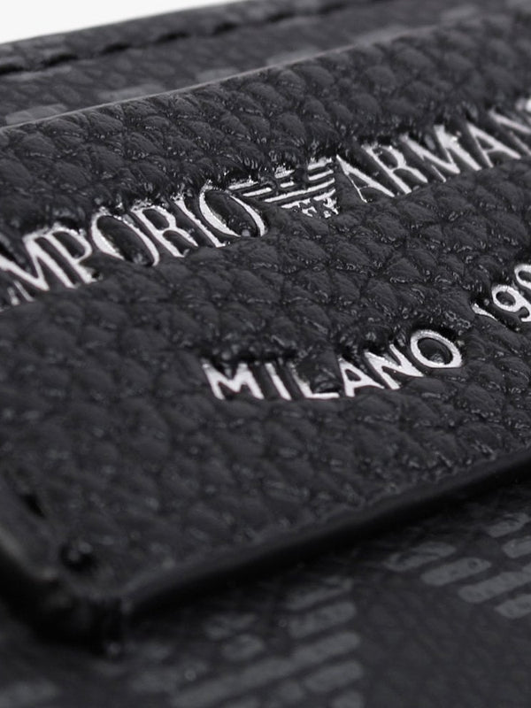 Baguette Logo Black Cross-Body Bag