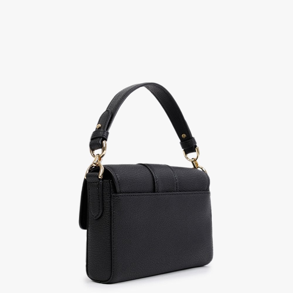 Spencer 21 Black Leather Shoulder Bag