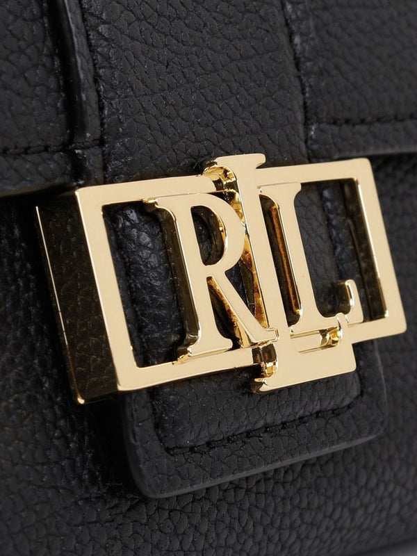 Spencer 21 Black Leather Shoulder Bag