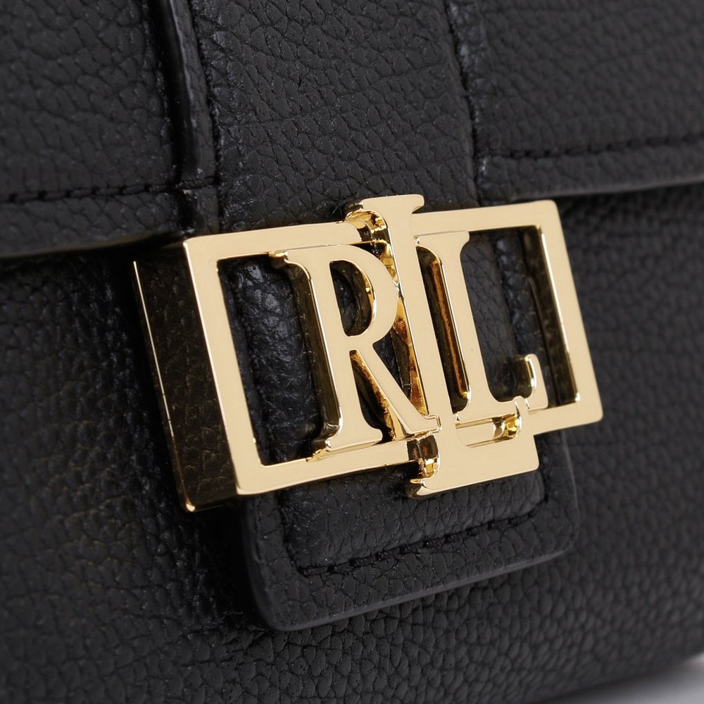 Spencer 21 Black Leather Shoulder Bag