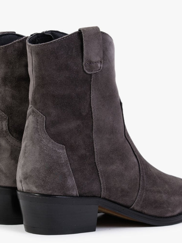 Paprika Grey Suede Cowboy Boot