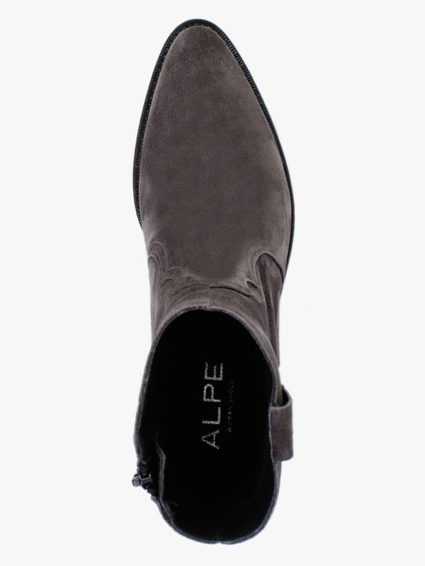 Paprika Grey Suede Cowboy Boot