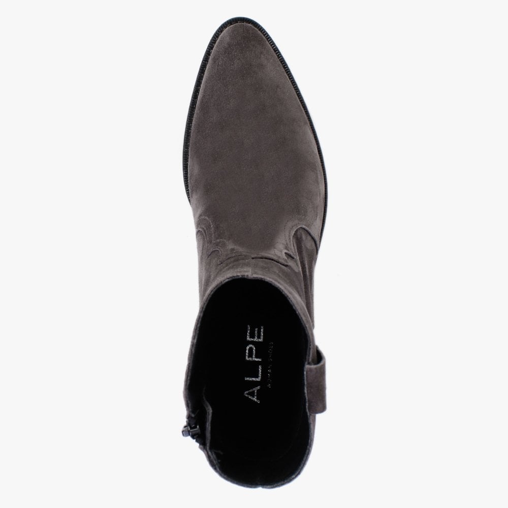 Paprika Grey Suede Cowboy Boot