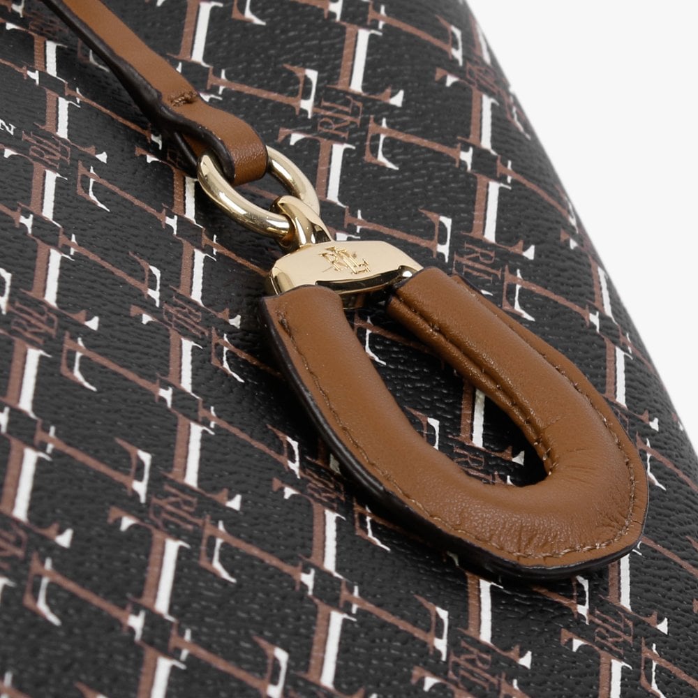 Collins 32 Lauren Tan Black Logo Tote Bag
