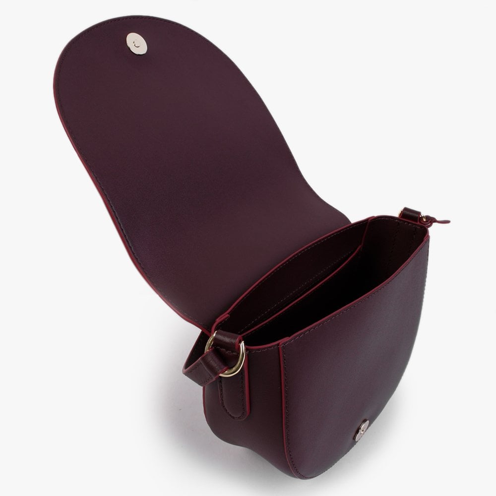 Witney 20 Bordeaux Leather Cross-Body Bag