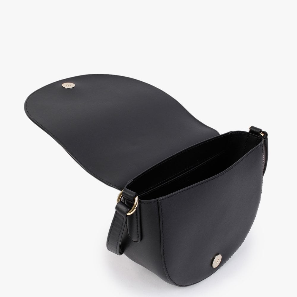 Witney 20 Black Leather Cross-Body Bag