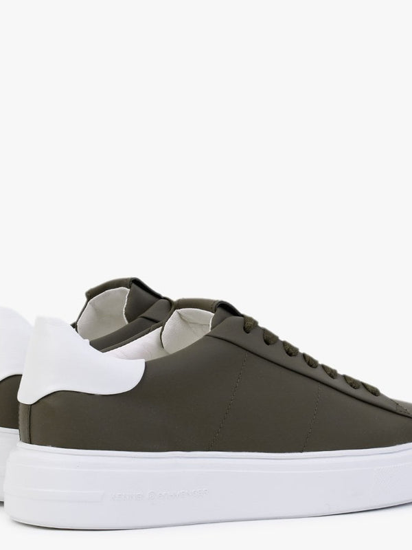 Prologue Matt Green Leather Trainers
