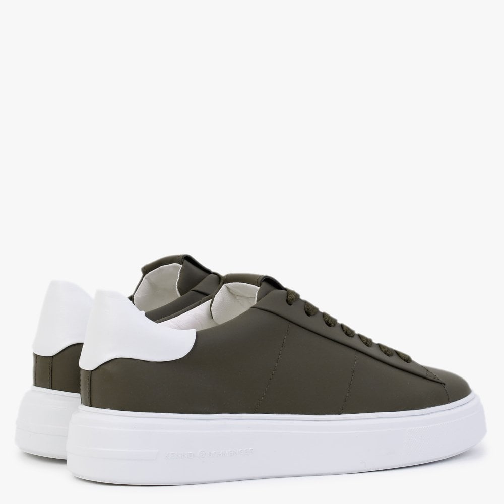 Prologue Matt Green Leather Trainers