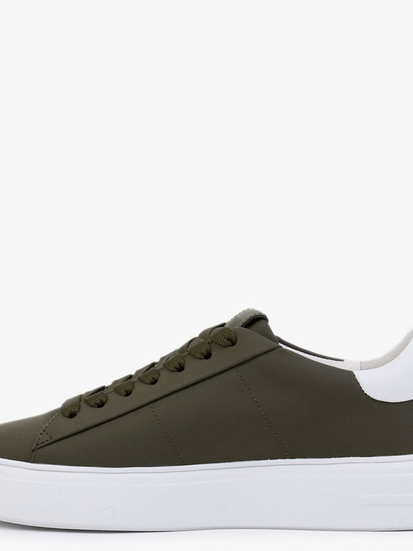 Prologue Matt Green Leather Trainers