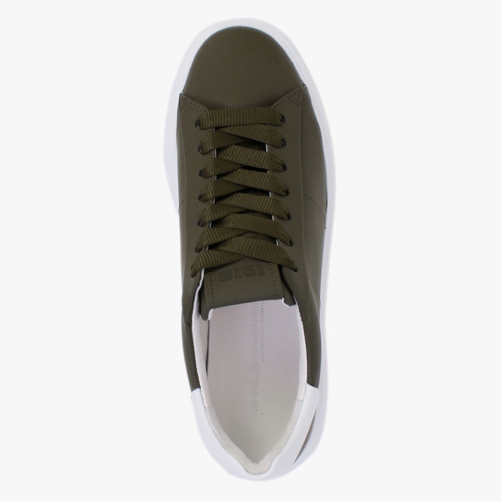Prologue Matt Green Leather Trainers