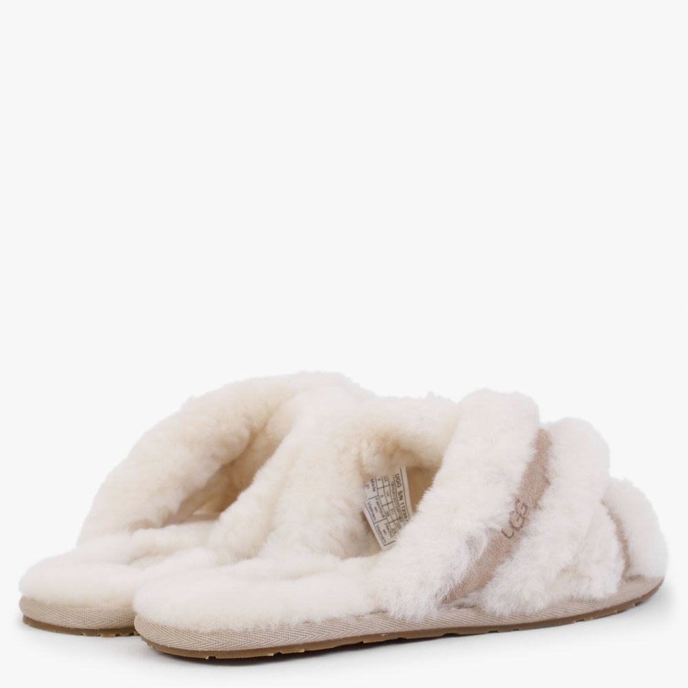 Scuffita Sand Sheepskin Slippers